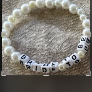 Going to be a bride? I have the perfect bracelet for you. Says bride to be .